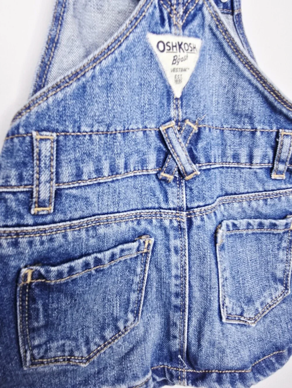 Oshkosh B'Gosh Overalls Denim Jumper Size 18 months